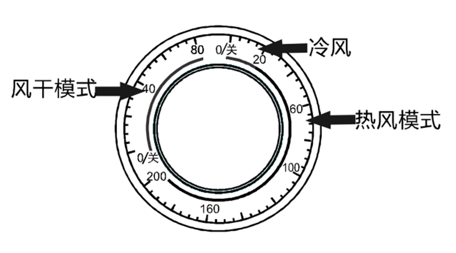 內(nèi)衣迷你干衣機(jī)定時器界面介紹